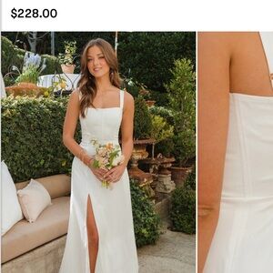 Show Me Your MuMu White Maxi Dress